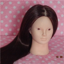 盘发化妆两用练习头假人头头模模特头教习头假发真发