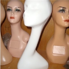 【厂家供应】瑞贝卡专用头模玻璃钢模特头头模无化妆头模