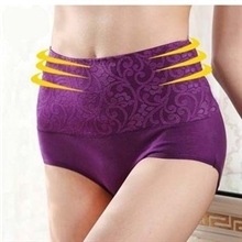纯棉收腹裤弹力棉质高腰内裤收腹女款内裤女士三角裤批发