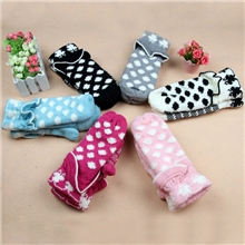 厂家批发2012爆款小魔女[F-1055]木耳花边针织带边保暖包指手套