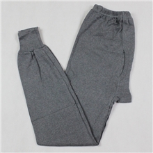 精梳罗纹棉男士纯棉秋裤男士纯棉衬裤家居裤100%全棉