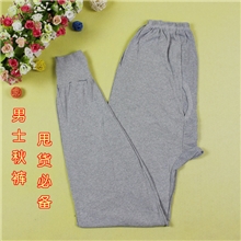厂家直销摆摊甩货必备罗纹棉男士秋裤衬裤薄款男士秋裤