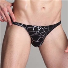 男士三角内裤韩版豹纹低腰性感厂价批发长期现货雪完美837