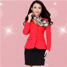 2013秋冬新款韩版职业装女装套装女士正装长袖小西装套裙套装批发