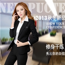 热卖新款帅气女士职业套装OL修身工作服女装正装职业装秋装