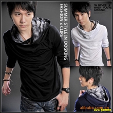 2011春装卫衣韩版男士卫衣英伦假两件男士修身卫衣男式卫衣