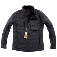 冬装新品男式苏格兰苏打欧版立领方格压缩棉衣棉服棉袄外套