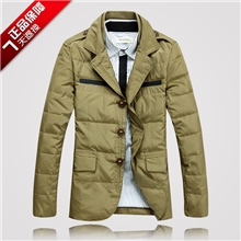 【代发】Z&J冬装男士羽绒服批发特价男装西装领男式羽绒外套