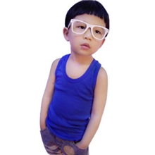 厂家直销男女儿童纯棉背心螺纹工字背心夏款背心打底背心