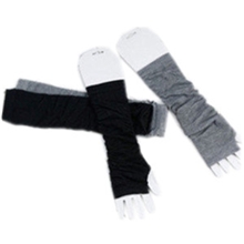 2013冬装保暖非主流韩版男女士半指手套情侣长臂电脑露指手套