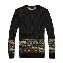 赫奇斯爆款毛衣2013出品碎花条纹针织衫男士圆点长袖毛衫