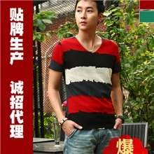 t恤男一件代发男短袖韩版修身夏季男装潮男批发男士t恤