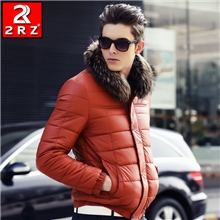 2013新品男式棉衣毛领棉衣男修身外套男款棉袄棉服批发厂家直销