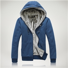 男装卫衣批发冬款新品男士加棉加绒加毛加厚连帽开衫卫衣外套