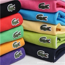 厂家大量批发男式t恤短袖T恤POLO衫男纯棉t恤一件代发