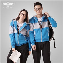 男装批发MR606秋冬新款潮男卫衣时尚休闲开衫外套多色连帽卫衣