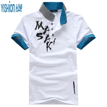 爆款一件代发以纯男短袖纯棉T恤衫双领子薄款美邦302