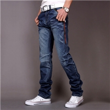 潮流韩版修身型男士牛仔裤男时尚休闲爆款男式长裤批发代理8638