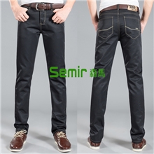 森马男士牛仔裤厂家直销便宜男装秋冬学生新款直筒长裤代理