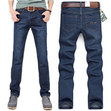 批发特惠简约欧美风格牛仔裤直筒商务休闲裤子859男士长裤206