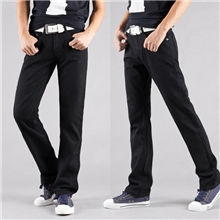 批发男装新款黑色森马男式直筒牛仔裤牛仔裤男男装牛仔裤309