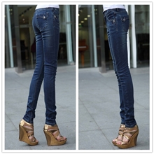 免费加盟秋季韩版铅笔裤女长裤批发修身显瘦小脚裤牛仔裤女装