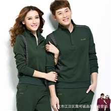 韩版情侣运动套装女装男士运动服运动装男装休闲套装1319