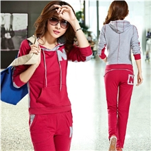 2013卫衣休闲套装女韩版秋装运动套装女款秋冬时尚套装批发