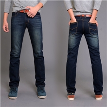 JEANS牛仔裤男韩版潮直筒修身男式牛仔裤厚款青年男装一件起批