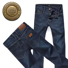 冬季加厚加绒牛仔裤男宽松大码男式牛仔裤商务男裤牛仔一件代发