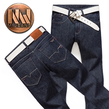 2013秋冬新款美特斯邦威MB美邦直通加绒加厚牛仔裤男286