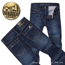 男士牛仔裤直筒商务大码男装厂家直销新塘牛仔批发新款牛仔裤男