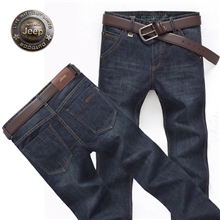 外贸原单afsjeep加肥加大码商务休闲直筒男式牛仔裤子批发D8018