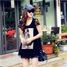 2013新款夏装女T恤女装短袖T恤韩版上衣小衫潮蕾丝厂家批发