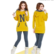 2013新款加厚抓绒大码女卫衣女装运动套头衫秋冬韩版休闲女卫衣