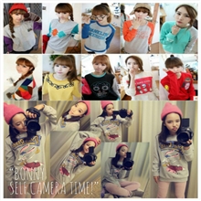 韩版长袖打底秋冬女装外贸胖mm女式加厚可爱学生装运动卫衣批发