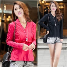 2012新品大码女装胖mm春秋外套韩版衬衫女长袖开衫针织衫