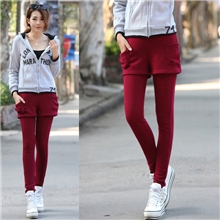 【伙拼】伊秀云纯棉优品秋冬加绒外穿加厚打底裤女裤韩长裤