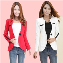 韩版小西装耸肩一粒扣/高贵气质/修身时尚/外套