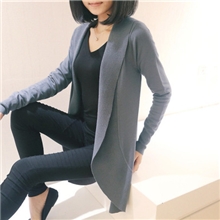 2013爆款秋装欧州站新款大码修身女外套针织衫中长款长袖开衫