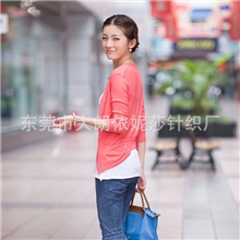 三季必备外搭长袖燕尾纯色女式针织衫开衫小披肩女装加工订做