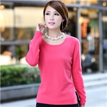 2013新款韩版女装100%山羊绒衫女士毛衣针织打底衫衫羊毛衫