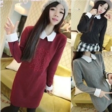 2013新款韩版秋冬女装长袖翻领修身加绒时尚打底衫女士加厚T恤
