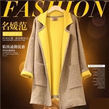 2013秋冬款中长款毛呢外套羊绒大衣韩版显瘦气质女装品牌冬天外套