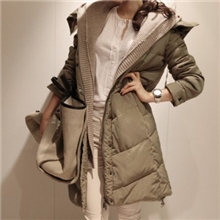 2013秋冬新款棉衣中长款羽绒棉服韩版外套大衣淘宝爆款一件代发
