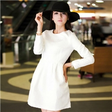 2013秋冬气质女装批发提花浮花纹长袖打底连衣裙女装秋冬连衣裙