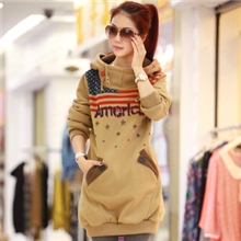 2013秋冬韩版新款卫衣女加厚外套女休闲大码套头