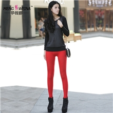 秋冬新款高品质梦薇娜海狸绒特价保暖裤打底裤九分裤批发瘦腿裤