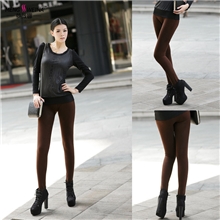 诸暨厂家保暖踩脚裤梦娜海狸绒新款秋装大码加厚打底裤