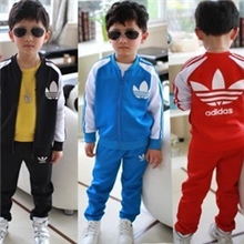 韩版imsweet童装套装立领儿童男童女童运动外套长裤2件套